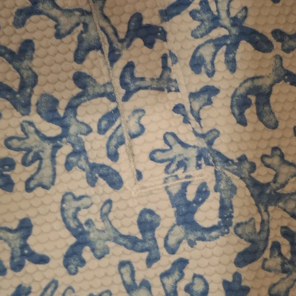 Tommy Bahama White Jacket with Blue Floral Print - Picture 2 of 7